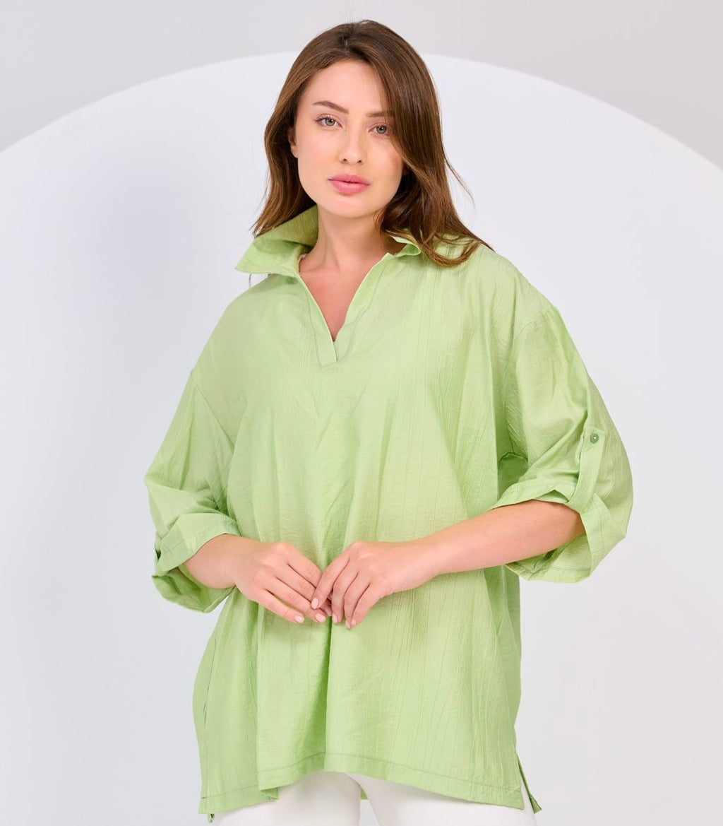 Tab-Sleeve Top