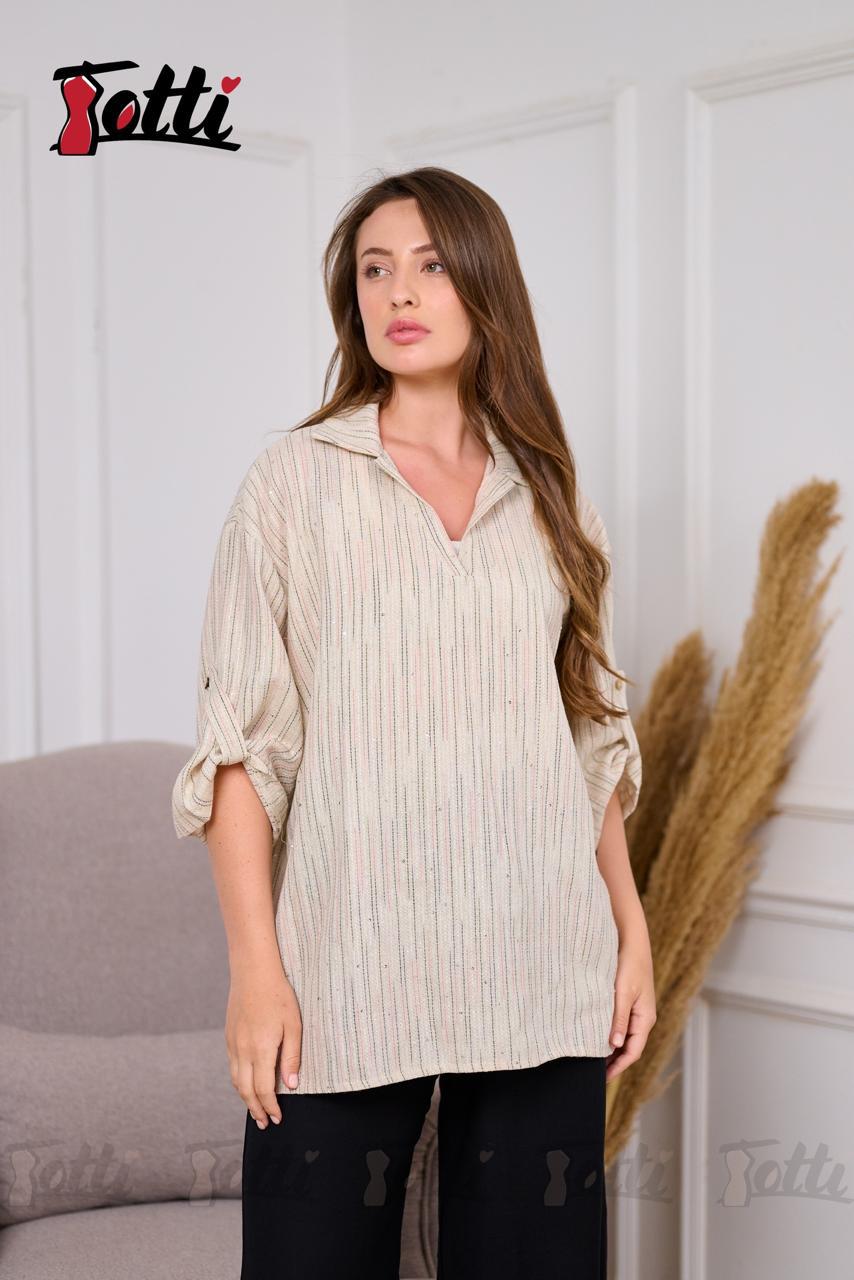 The Linen Sparkle Blouse