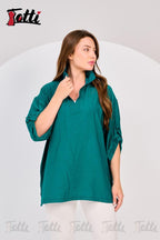 Tab-Sleeve Top