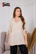 The Linen Sparkle Blouse