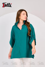 Tab-Sleeve Top