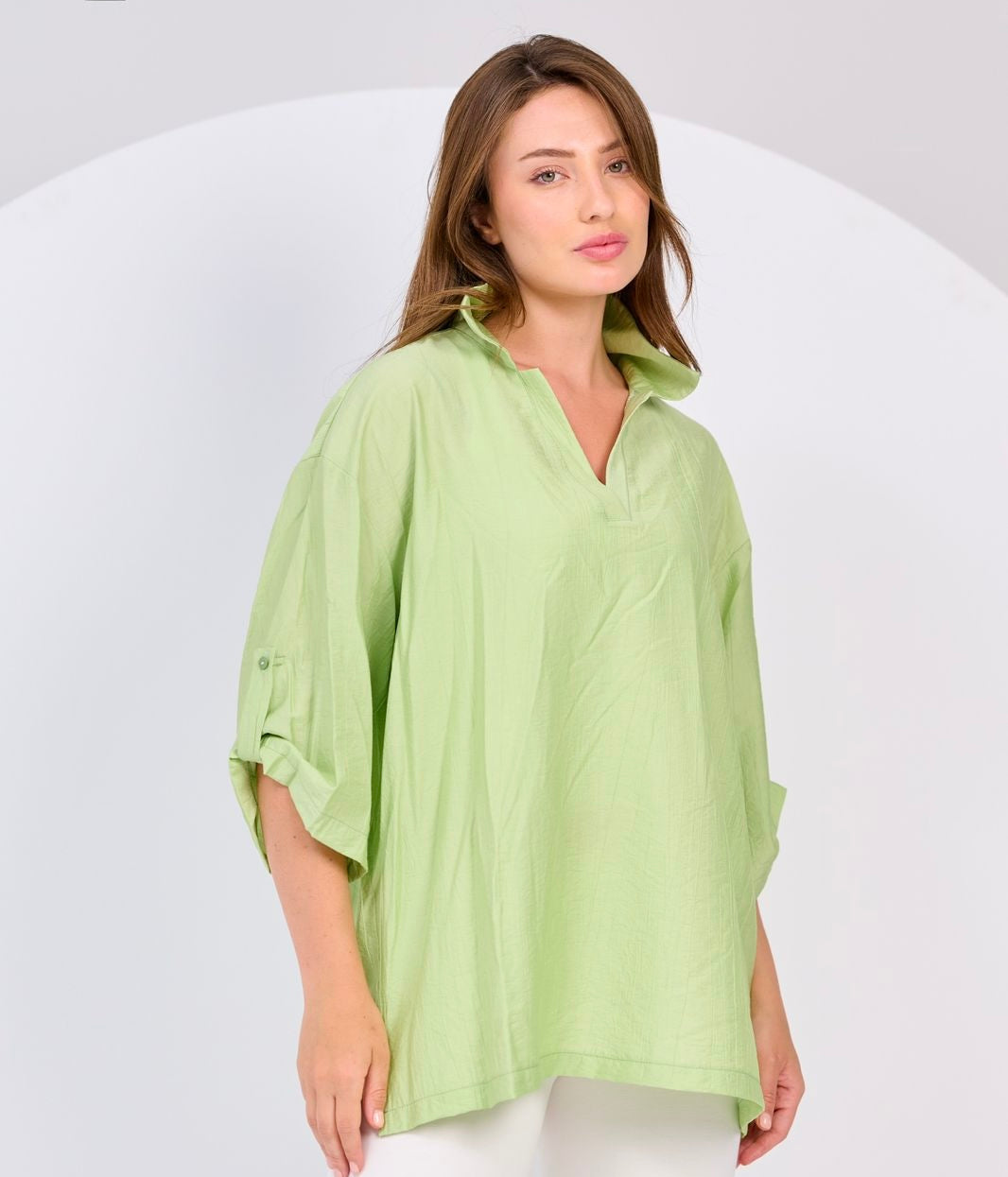 Tab-Sleeve Top
