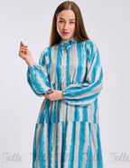 Marina Wave Tiered Dress