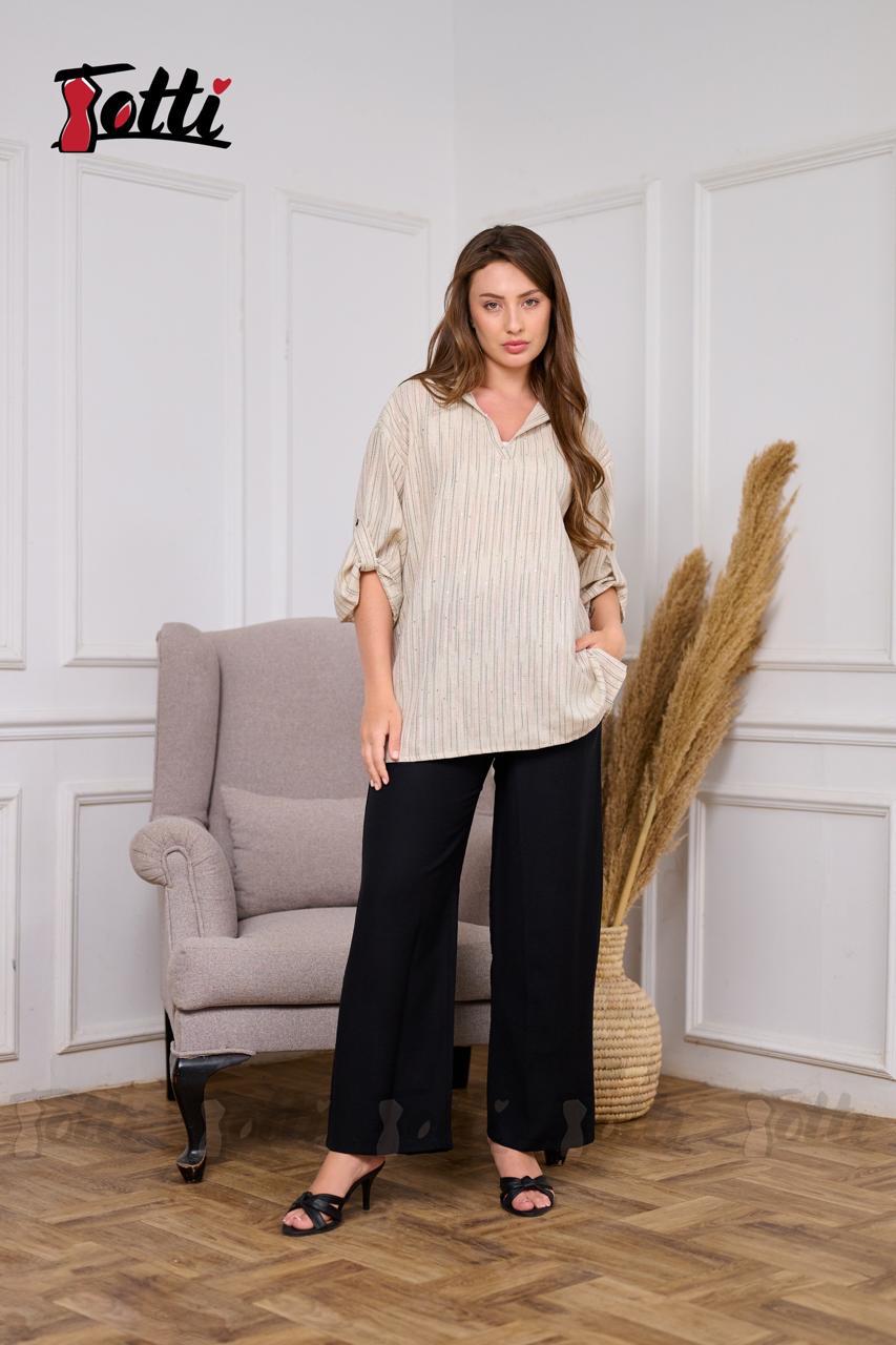 The Linen Sparkle Blouse
