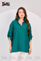 Tab-Sleeve Top