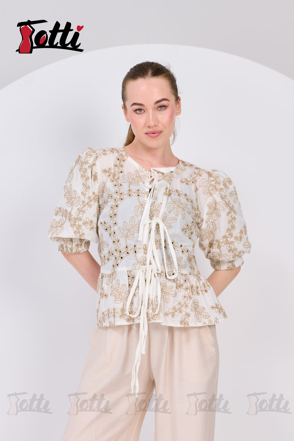 The Meadowsweet Puff Blouse
