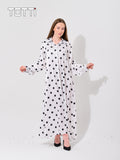 The Dotted Elegance Maxi Dress
