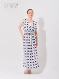 POLKA DOT MAXI DRESS