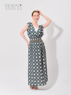 POLKA DOT MAXI DRESS