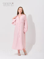 The Rosewater Linen-Blend Maxi