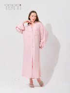 The Rosewater Linen-Blend Maxi