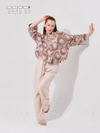 The Clay Brushstroke Button-Up