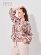 The Clay Brushstroke Button-Up