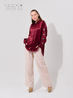 The Burgundy Nautilus Shirt