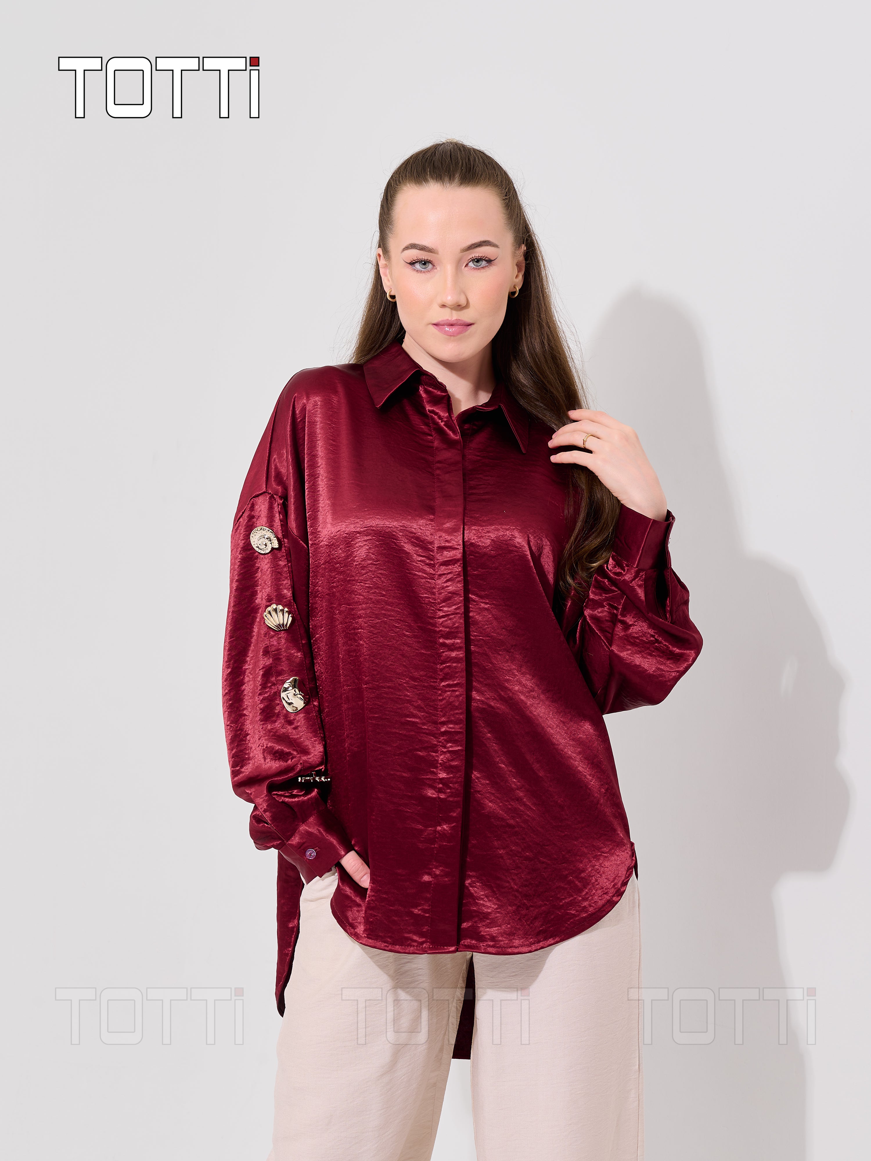 The Burgundy Nautilus Shirt