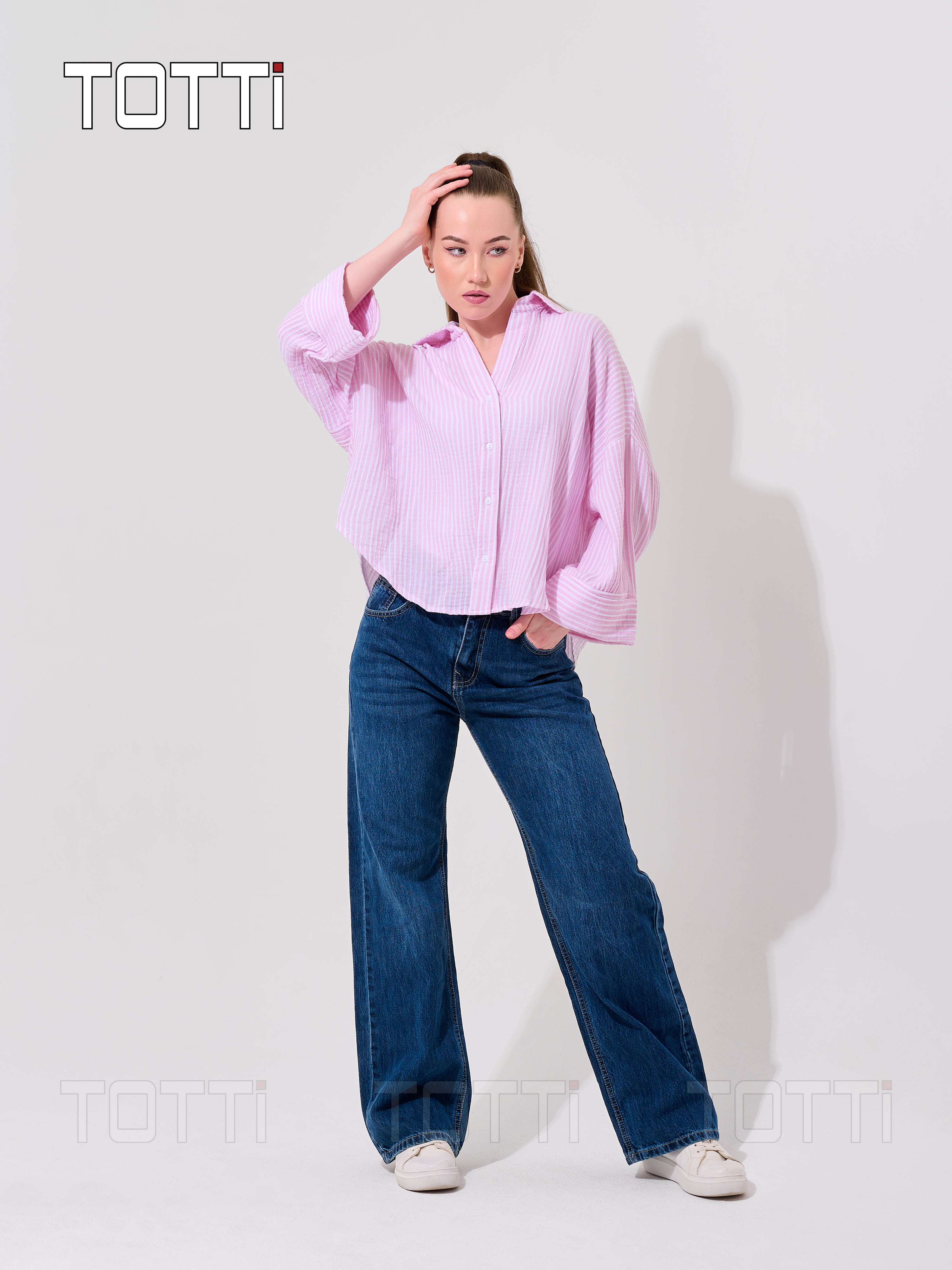 Pink Tie-Back Blouse
