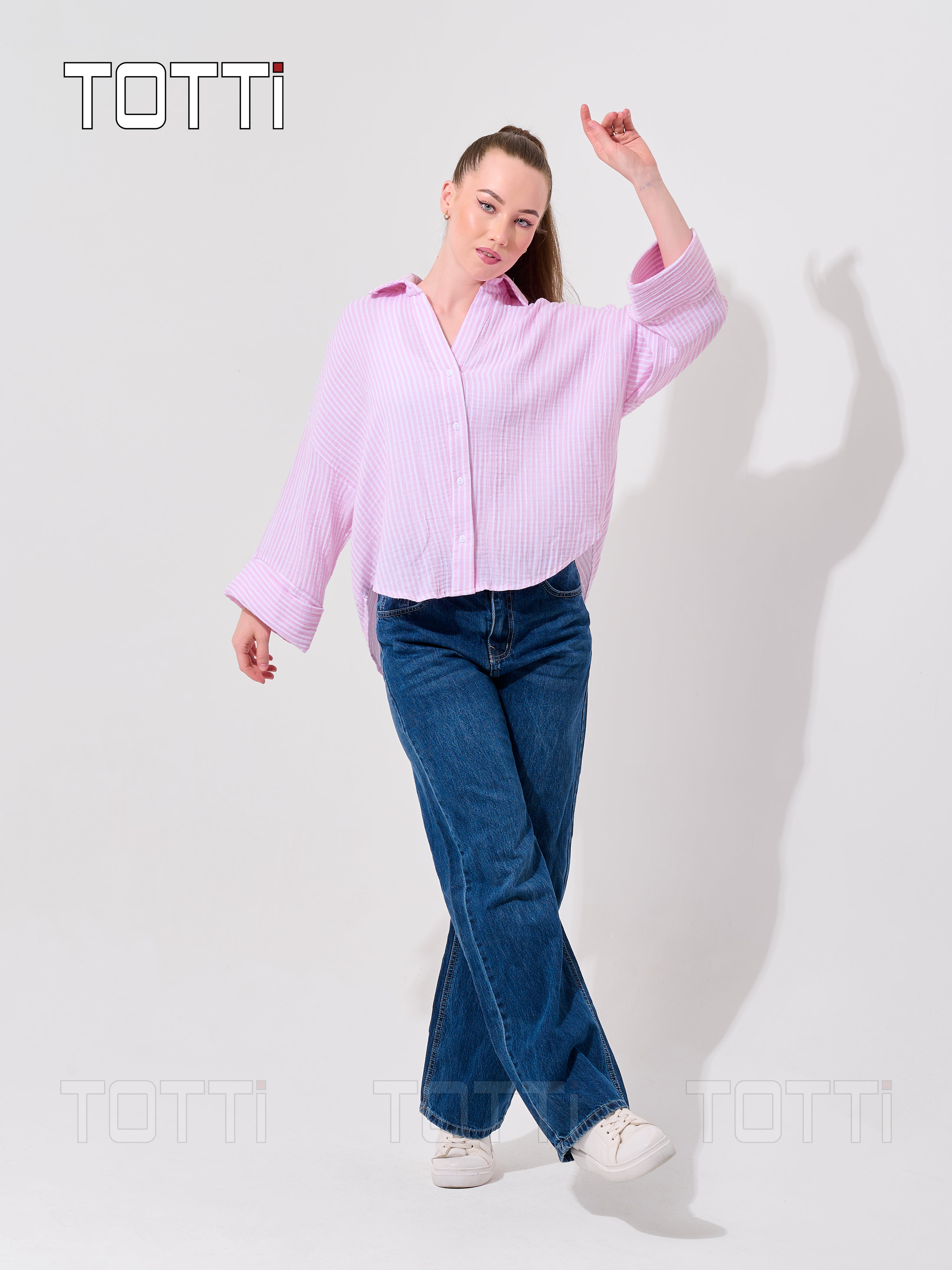 Pink Tie-Back Blouse