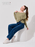 Wine Aurelia Asymmetric Top