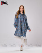 The Blue Oversized Blouse