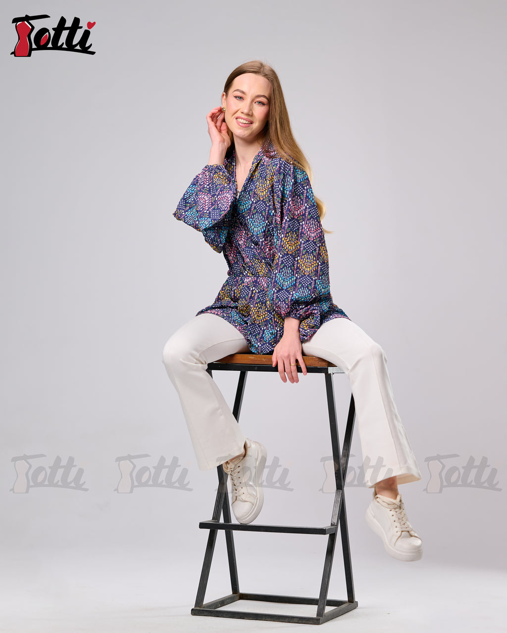 The Indigo Mosaic Wrap