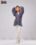 The Indigo Mosaic Wrap