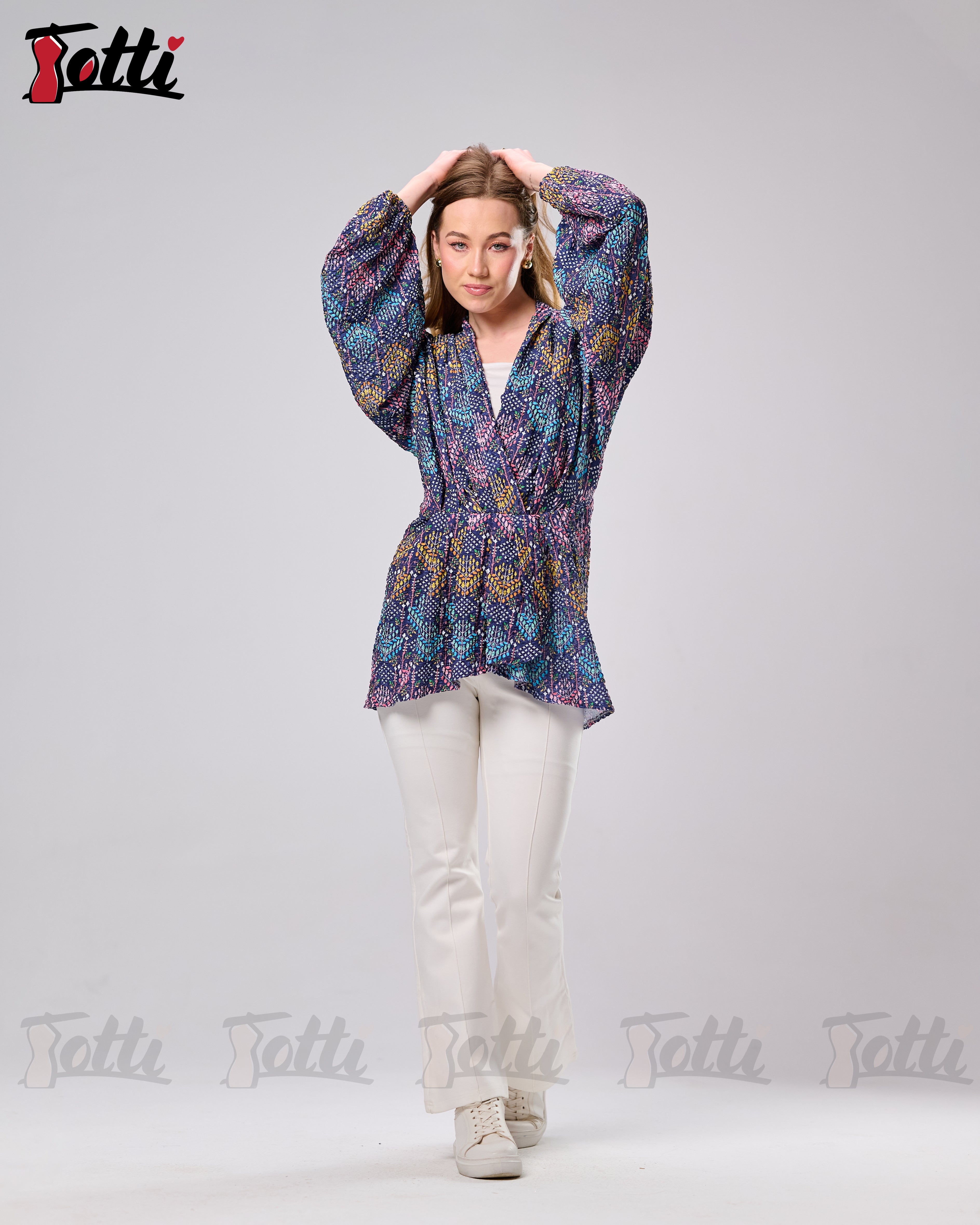 The Indigo Mosaic Wrap