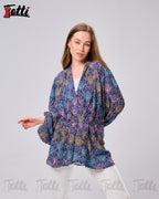 The Indigo Mosaic Wrap