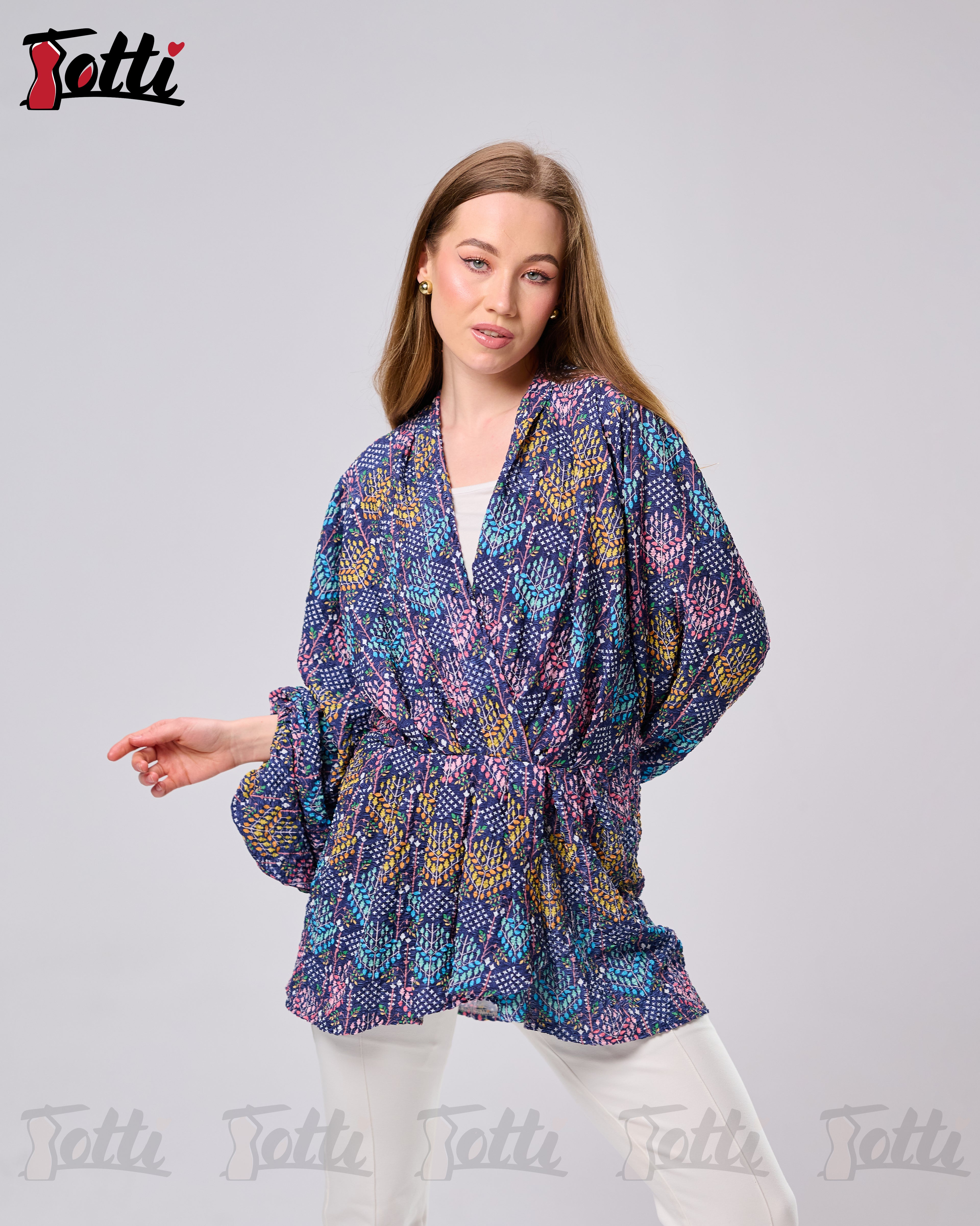 The Indigo Mosaic Wrap