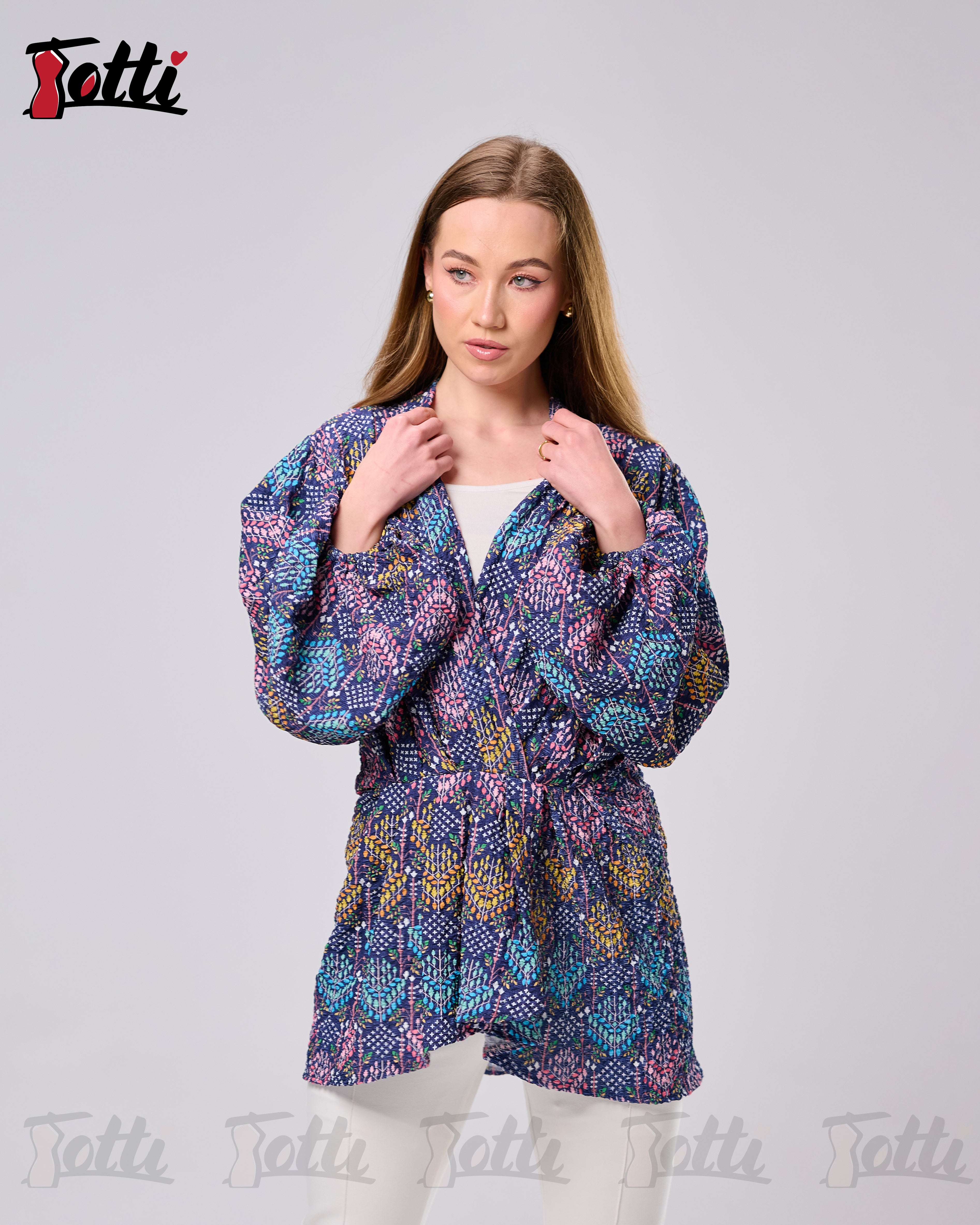 The Indigo Mosaic Wrap