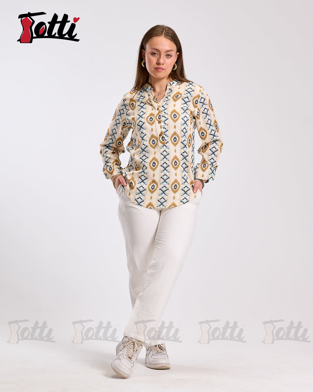 Slate Horizon Blouse