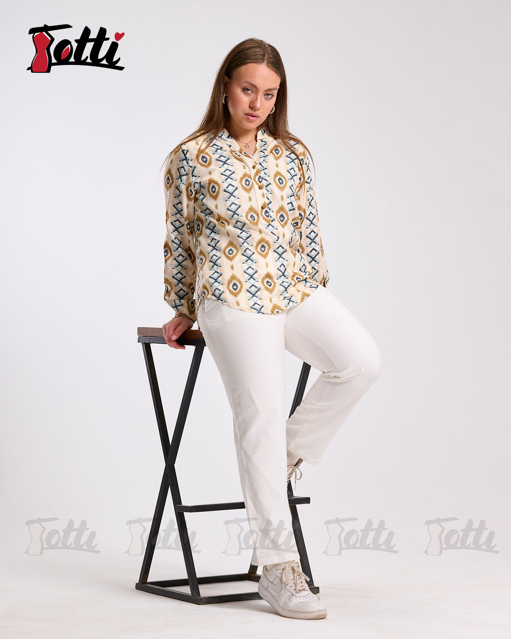 Slate Horizon Blouse