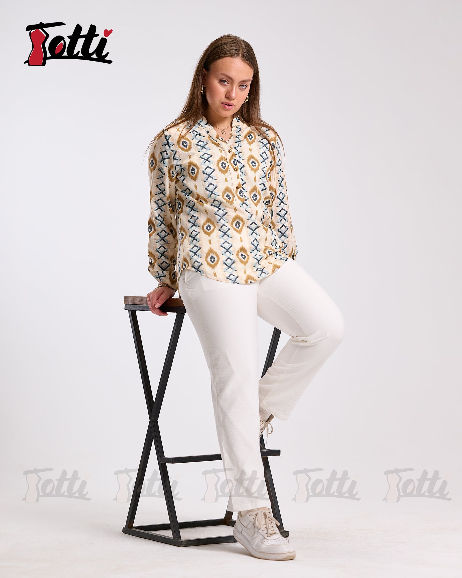 Slate Horizon Blouse