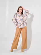 Ivory Ink Sketch Blouse