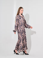 ose Ink Maxi Shirt Dress