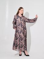 ose Ink Maxi Shirt Dress