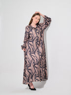 ose Ink Maxi Shirt Dress