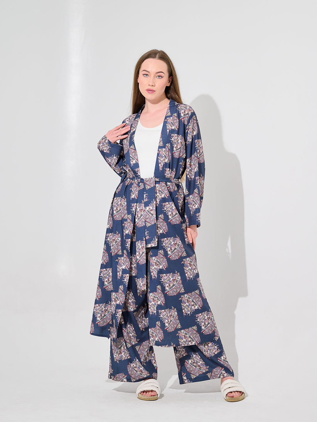 Navy Medallion Co-ord Set