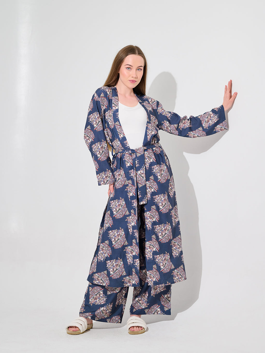 Navy Medallion Co-ord Set