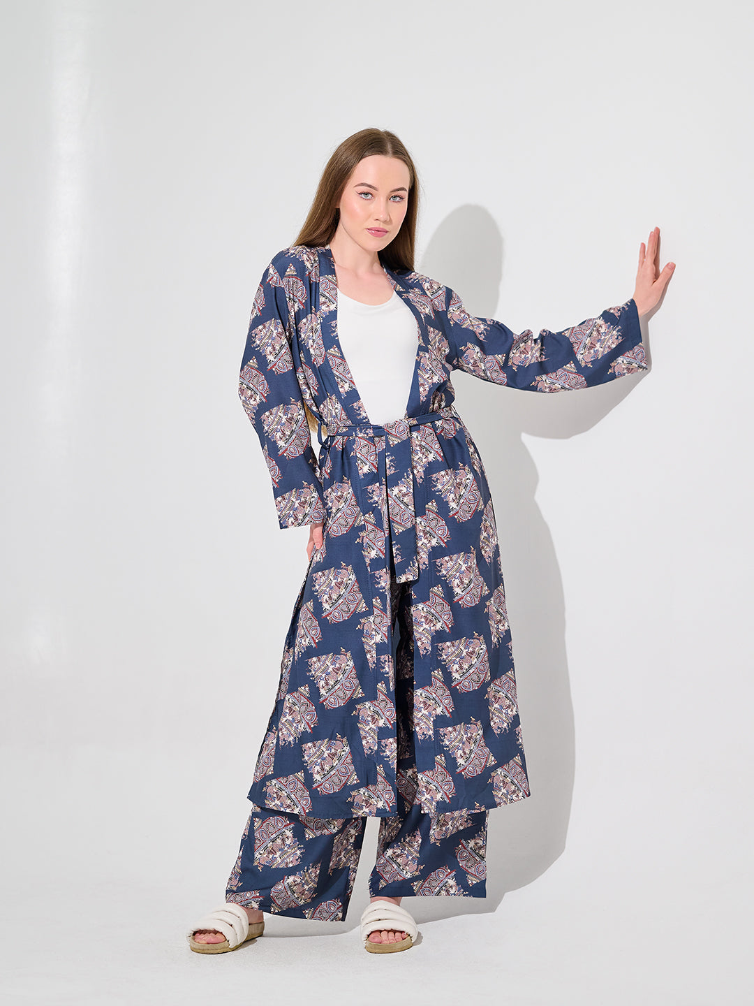 Navy Medallion Co-ord Set