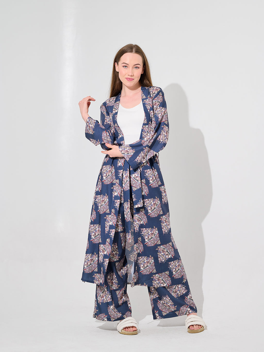 Navy Medallion Co-ord Set