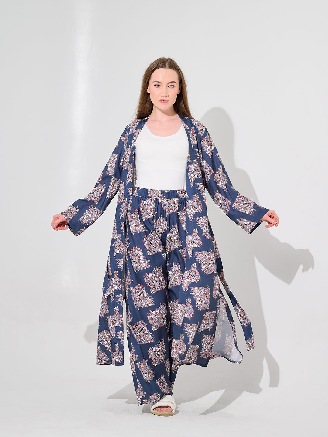 Navy Medallion Co-ord Set