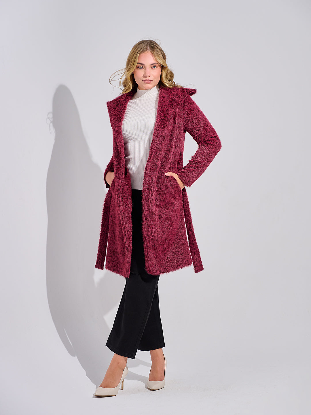 Mohair Wrap Coat