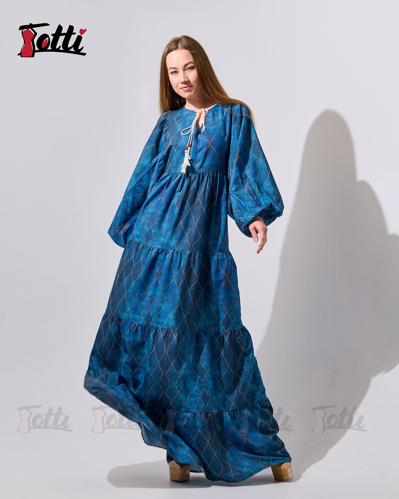 The Blue Diamond Dress
