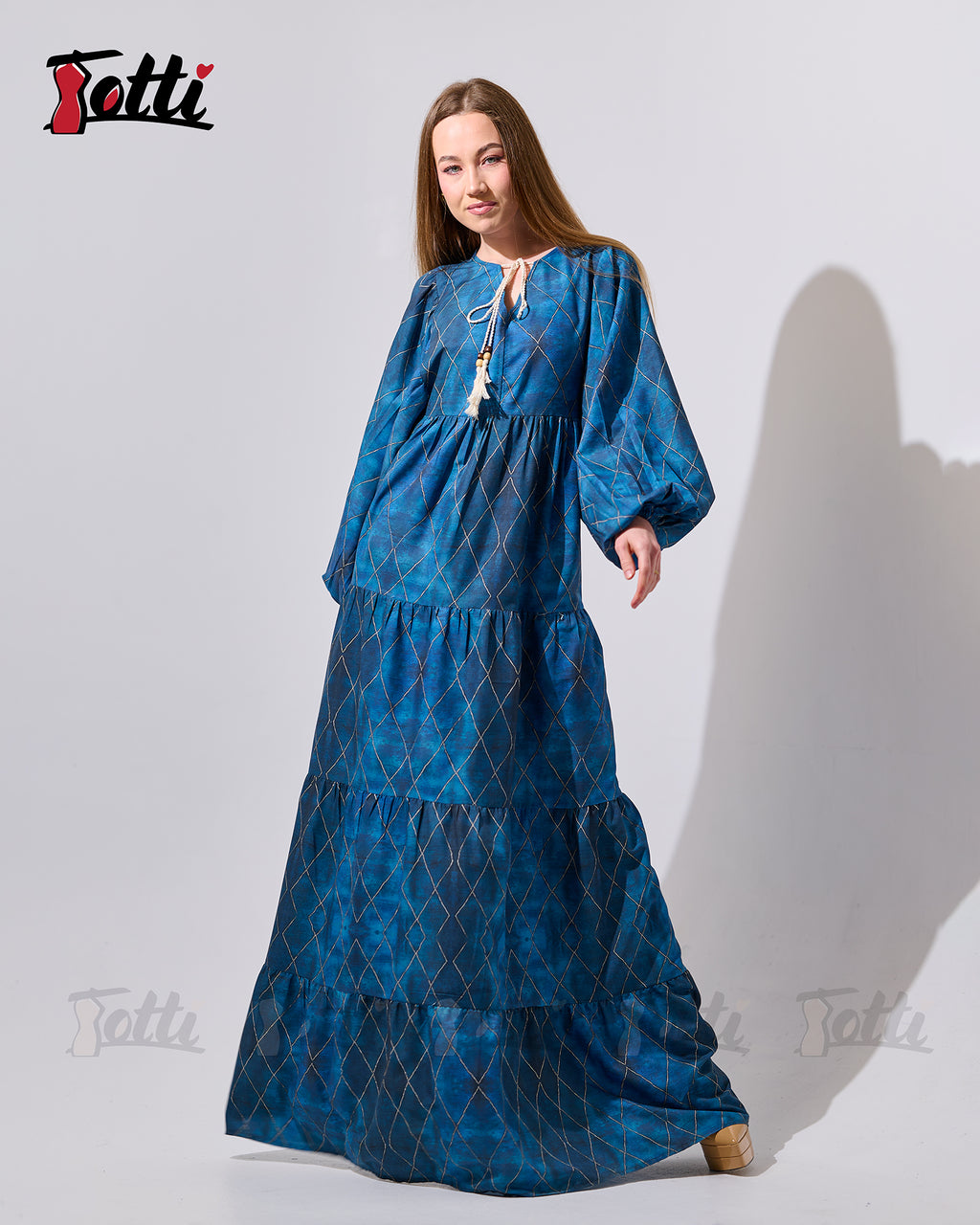 The Blue Diamond Dress
