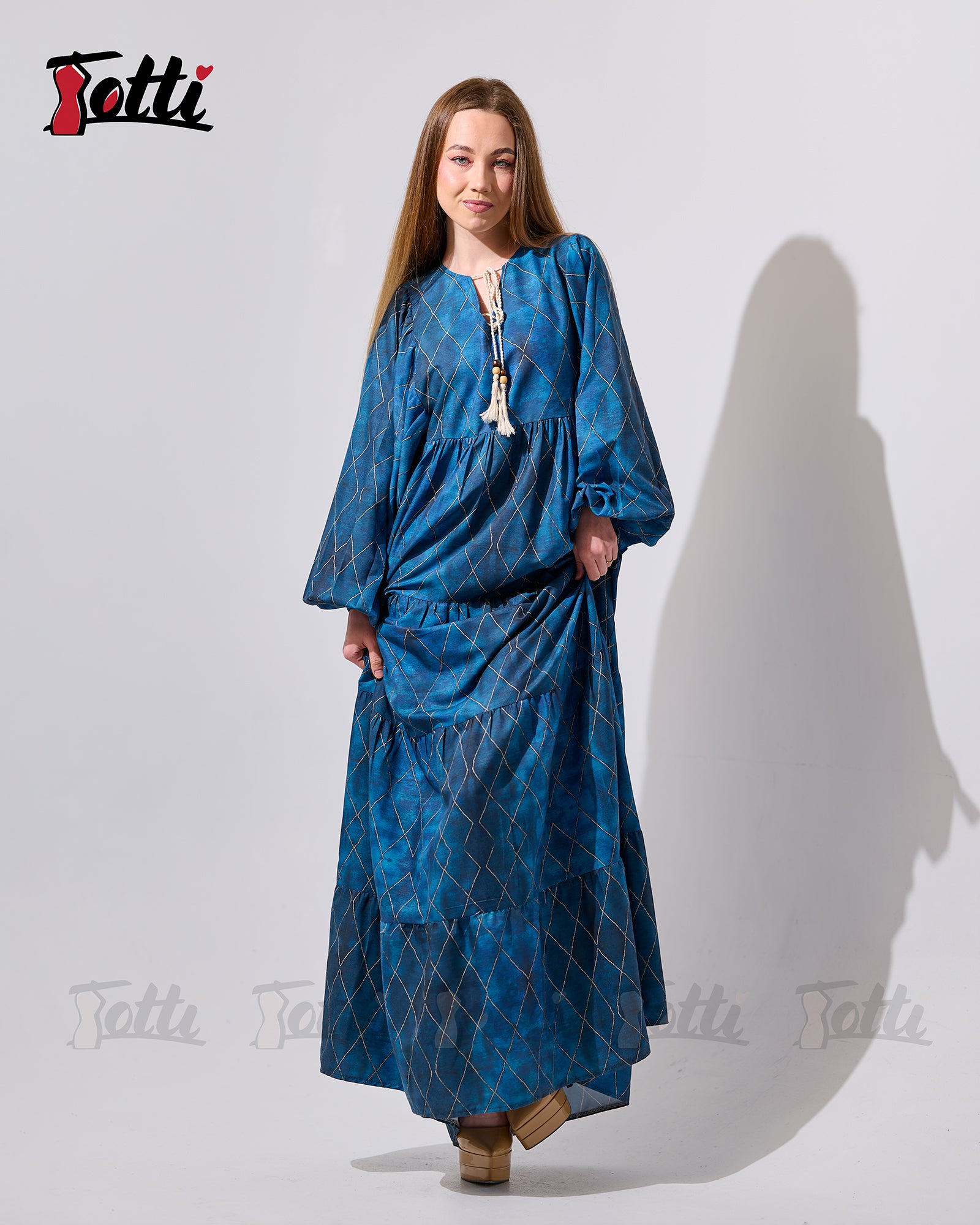 The Blue Diamond Dress