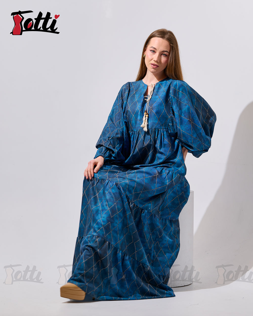 The Blue Diamond Dress