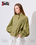 The Olive Floral Embroidered Blouse
