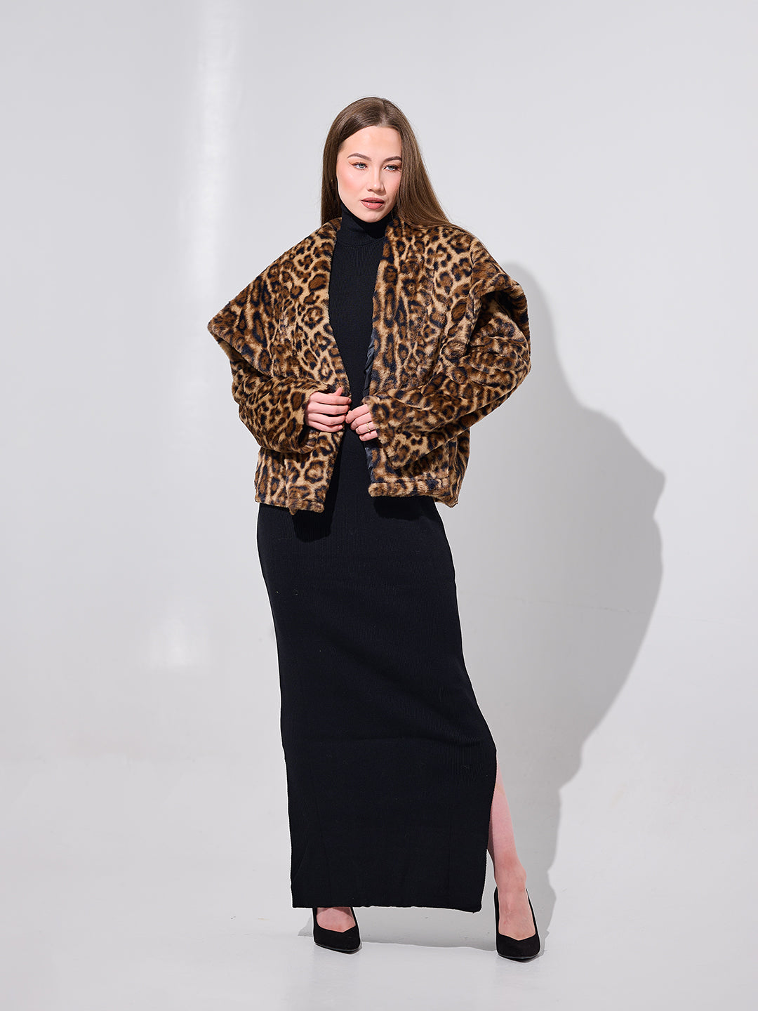 Over size Plush Fur jacket