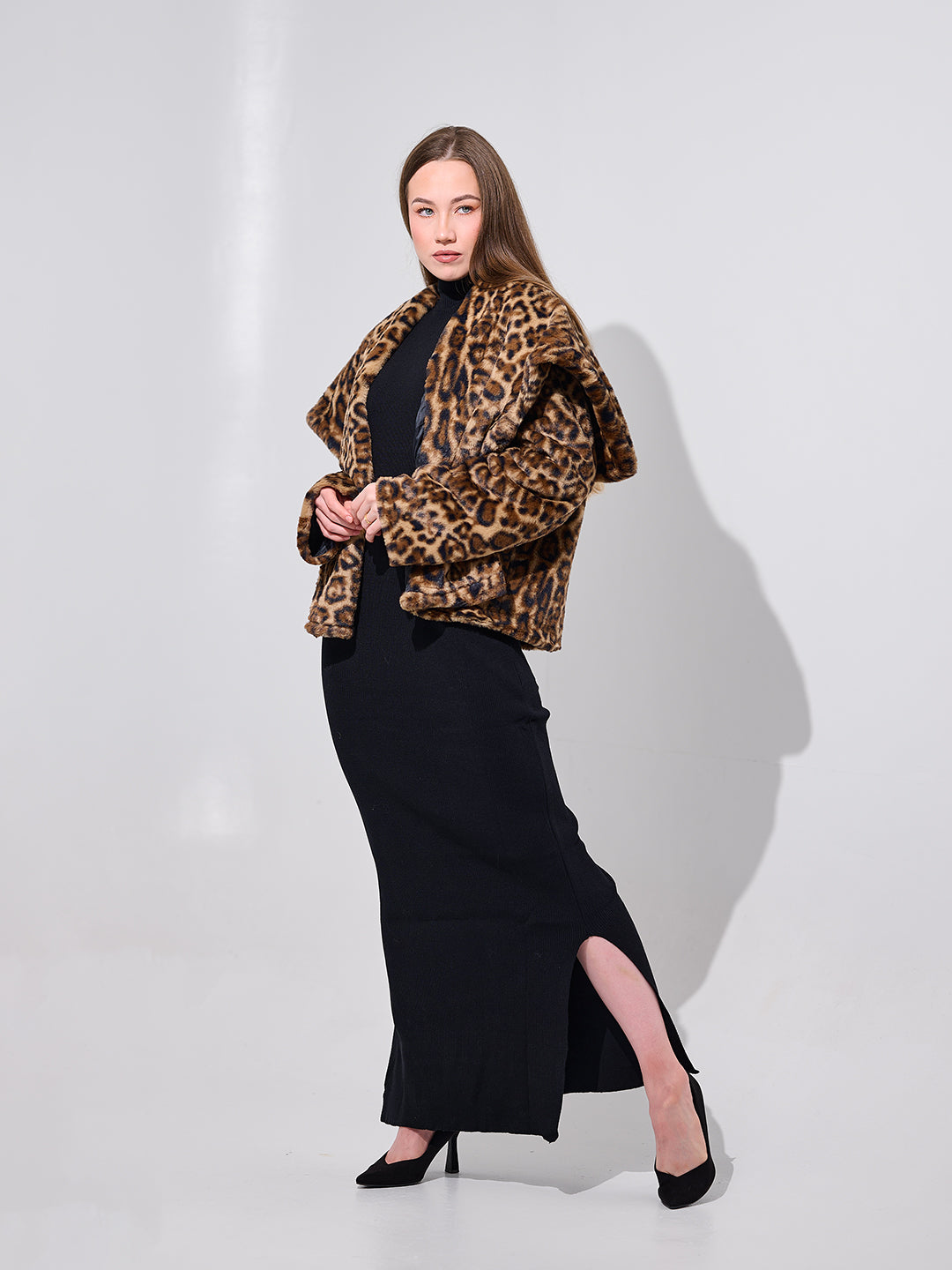 Over size Plush Fur jacket