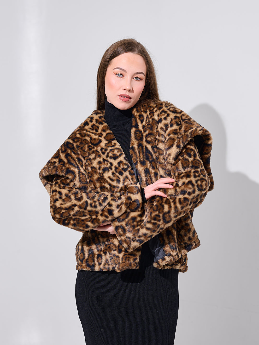 Over size Plush Fur jacket